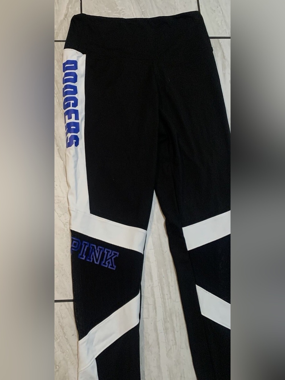 PINK x MLB new era leggings Los Angeles Dodgers